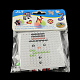 Christmas Snowman Pattern Square DIY Melty Beads Fuse Beads Sets: Fuse Beads DIY-R064-07-2
