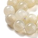 Natürlichen weißen Mondstein Perlen Stränge G-F306-05AB-10mm-01-3