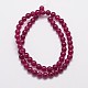 Natural & Dyed Malaysia Jade Bead Strands G-A146-6mm-A15-2