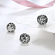 925 Sterling Silver European Beads STER-BB15835-6