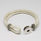 PU cuir créations bracelet X-AJEW-R023-12-2