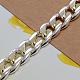 Unisex Brass Curb Chain Bracelets BJEW-BB12492-7
