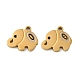 Ion Plating(IP) 304 Stainless Steel Enamel Charms STAS-D018-05G-1