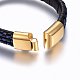 Leather Braided Cord Bracelets BJEW-E345-12C-3