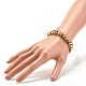 Pépites ccb perles en plastique bracelet extensible pour fille femmes BJEW-JB07303-3