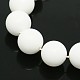 Round Shell Pearl Frosted Beads Strands BSHE-I002-8mm-08-1