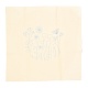 DIY刺繡セット  模造竹刺繡フレームを含む  鉄製ピン  刺繡布  綿のカラフルな刺繡糸  花柄  30x30x0.05cm DIY-P021-C03-5
