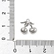 Латунные микро проложить кубического циркония подвески KK-D283-22P-3