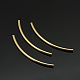 Perles tubulaires cintrées remplies d'or jaune X-KK-G150-31-2