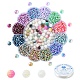 2490 Uds. 15 cuentas de perlas de imitación acrílicas y plástico abs arcoíris de estilo OACR-FS0001-25-1