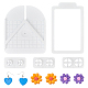 1 caja de herramientas de inserción de postes de aretes de arcilla plástica&nbsp;DIY-ME0002-28-1