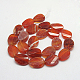 Natural Fire Crackle Agate Beads Strands G-G221-13x18mm-02-2