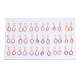 Orecchini pendenti con perle naturali micro pavé di zirconi chiari PEAR-N022-A02-4