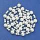 Perlas de cristal redondas hechas a mano cadenas para hacer collares pulseras X-AJEW-JB00055-01-2