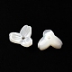 Natürlichen weißen Muschelperlen SSHEL-M022-09-2