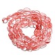Cherry Quartz Glass Beads Strands G-P497-01A-10-3