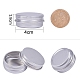 BENECREAT 30 Pcs 15ml Aluminum Tin Jars CON-BC0004-07P-15ml-3