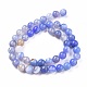 Chapelets de perles en agate à rayures naturelles/agates à bandes G-I261-C02-8mm-2