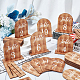 PH PandaHall 20 Sets Wooden Table Number Table Signs with Stands Self Stand Wedding Centerpieces Wooden Sign for Wedding Reception Event Party Restaurant Centerpieces Decor 4x3 inch ODIS-WH0057-02-5