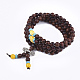 4-Loop Wrap Style Buddhist Jewelry BJEW-T009-06-1