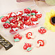 SUNNYCLUE 1 Box 30Pcs 3 Styles Red Mushroom Charms Mushroom Resin Charm Mushrooms Plants Vegetable Food Charm for Jewelry Making Charms Women Adults DIY Craft Bracelet Earrings Necklace Supplies RESI-SC0002-39-4
