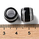 Perles européennes acryliques opaques imprimées par pulvérisation SACR-P031-32B-01-3