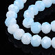 Fili di perle di vetro imitazione giada bicolore GLAA-T033-01B-06-3