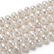 Fili di perle di perle d'acqua dolce coltivate naturali PEAR-N013-07C-4