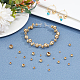 UNICRAFTALE 6 Sizes about 210pcs 2/3/4/5/6/8mm Golden Round Spacer Beads Stainless Steel Loose Beads Beads Spacers Finding Metal Spacers for DIY Bracelet Necklace Jewelry Making STAS-UN0012-45-4
