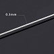 Benecreat 394 pied 0.01 pouces (0.3 mm) 7 brins gris clair fil de chaîne de perles fil en acier inoxydable enduit de nylon pour collier bracelet perles artisanat TWIR-BC0001-04C-4