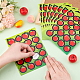 OLYCRAFT 800pcs(40 Sheets) Apples Shape Stickers 1.1 Inch Red Apples Stickers for Teacher Apple Reward Stickers for Awards Classroom Decor Notebooks Guitar Skateboards Decoration DIY-WH0308-202B-3