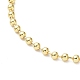Rack Plating Brass Ball Chain Necklaces for Women NJEW-G102-01B-G-2
