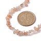 Collier de perles en pierre de soleil naturelle NJEW-JN04616-05-3