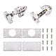 Spritewelry 304 Stainless Steel 8Pcs Hinge Pieces & 2Pcs Hydraulic Hinge FIND-SW0001-03-1