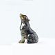 Figurines de loup de guérison sculptées en labradorite naturelle WOLF-PW0001-13D-1