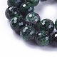 Natural Ruby in Zoisite Beads Strands G-L492-09A-2