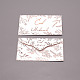 紙封筒  イードムバラクという言葉の長方形  桃パフ  175x95x1.5mm  10個/セット AJEW-WH0258-124A-1