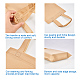 パンダホール エリートの環境に優しい再利用可能なバッグ  不織布ショッピングバッグ  ミックスカラー  27個/セット ABAG-PH0002-22-3