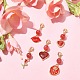 Decoraciones colgantes de esmalte de aleación del día de San Valentín HJEW-JM01161-5