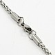 304 Stainless Steel Necklaces NJEW-F027-10-3mm-2