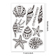 PandaHall Starfish Pattern Clear Stamps DIY-WH0167-56-682-2