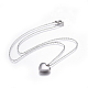 304 Stainless Steel Pendant Necklaces NJEW-E141-43-2