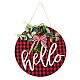 Wooden Ornaments HJEW-WH0006-41-1