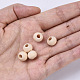 Unvollendete europäische Perlen aus Naturholz WOOD-Q041-04F-4