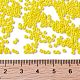 MIYUKIラウンドロカイユビーズ  日本製シードビーズ  （rr404)不透明な黄色  11/0  2x1.3mm  穴：0.8mm  約1100PCS /ボトル  10 G /ボトル SEED-JP0008-RR0404-4