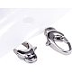 PandaHall Elite 5 Pcs 304 Stainless Steel Oval Shape Lobster Claw Clasps Size 20x10mm for Jewelry Making Findings STAS-PH0002-26P-2