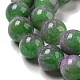 Chapelets de perles en jade naturelle teinte G-F764-02F-4