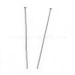 304 Stainless Steel Flat Head Pins, Stainless Steel Color, 35x0.8mm, Head: 1.5mm
