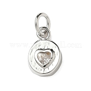 Латунные микро проложить кубического циркония подвески KK-I276-58P
