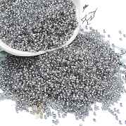 Прозрачные внутри цветные стеклянные бусины SEED-H003-04D